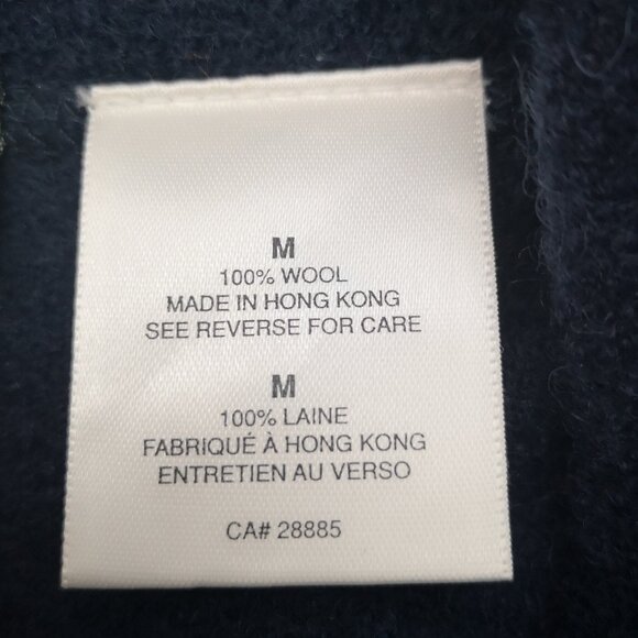 Penmans Ladies Size Medium Navy Made in Hong Kong 100% New Wool Shirt Jacket - Picture 5 of 10